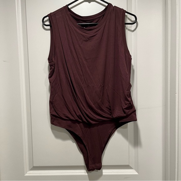 A New Day Dark Brown Tank Body Suit Size XL NWT - Picture 1 of 2
